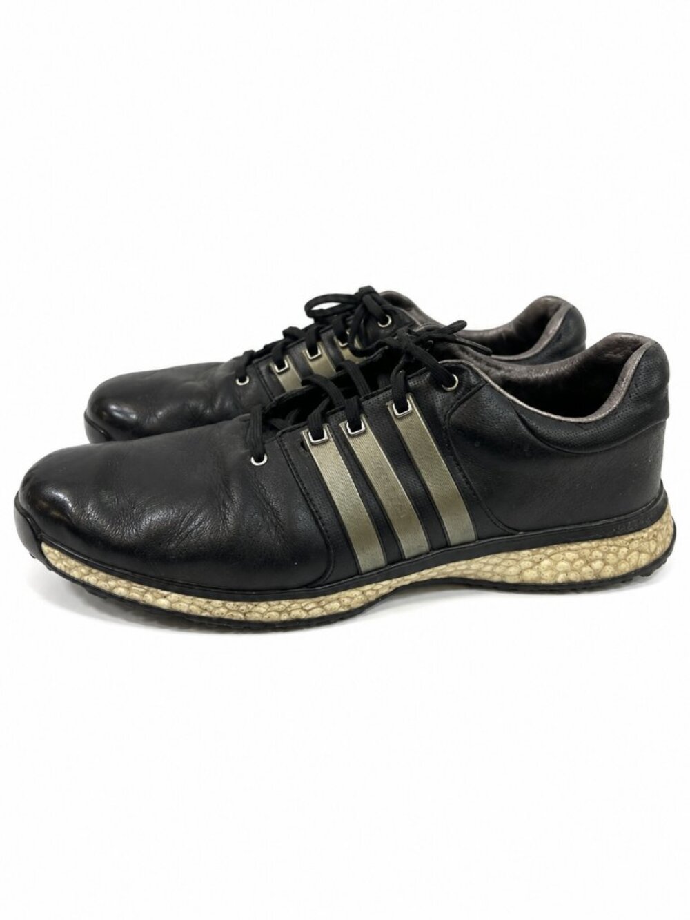 Adidas Porsche Design Golf Leather Shoes Black Mens 10 EU 44